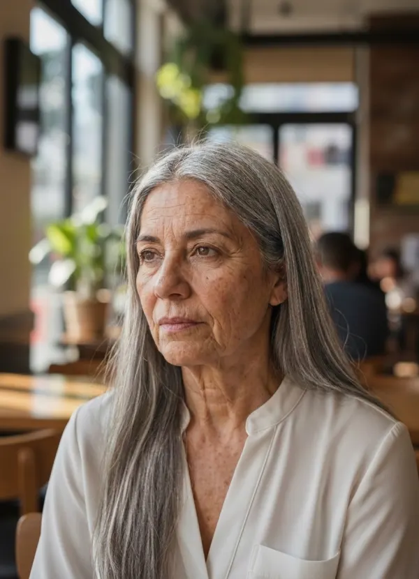 Age progression to about 90, her features still recognizable